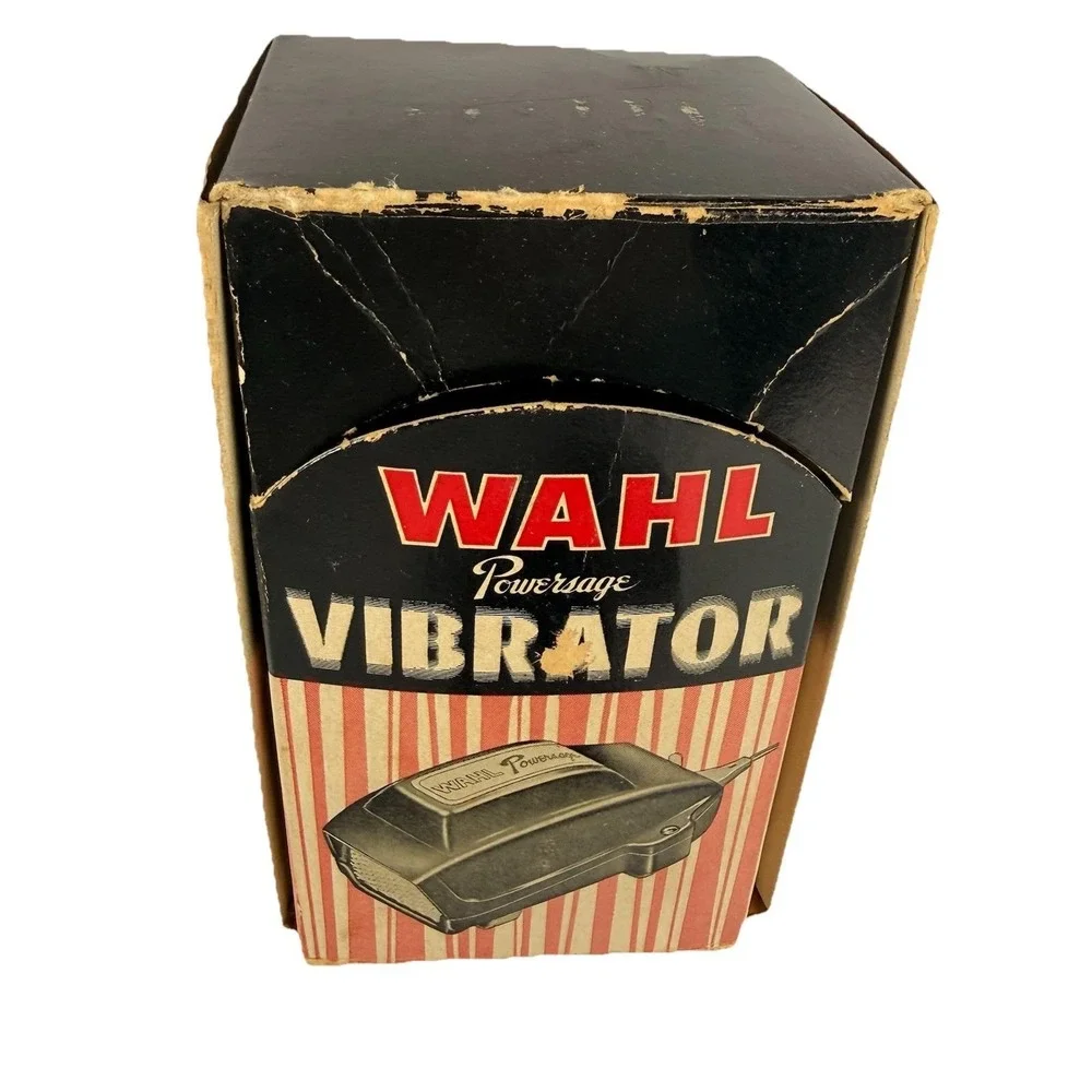 Vintage Wahl Powersage Vibrator Model 4300 Handheld Massager with Original Box
